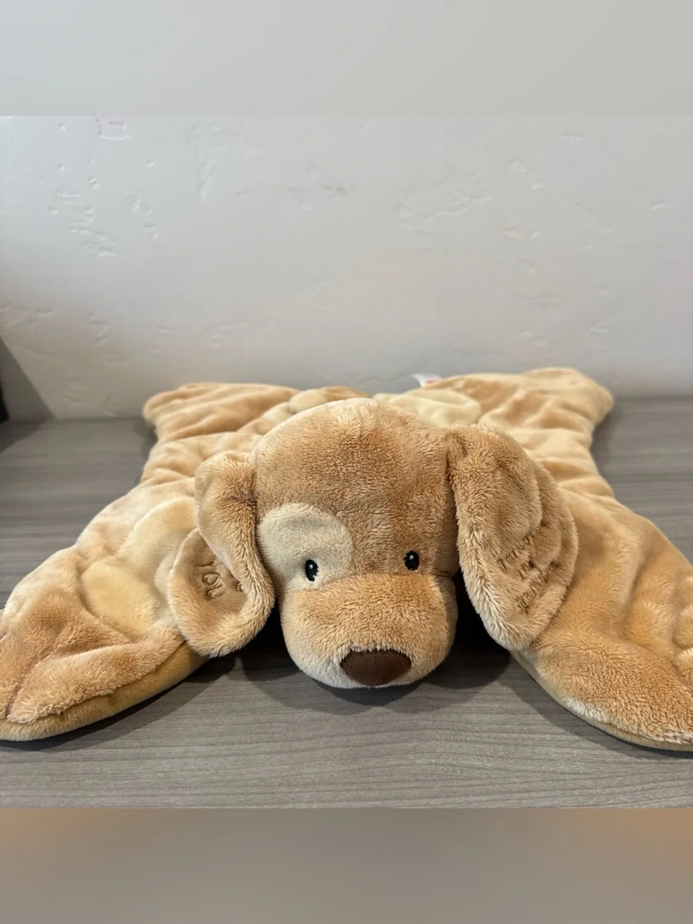 Gund Spunky Comfy Cozy “Love You Grandma & Grandpa” Lovey Toy Brown 21”